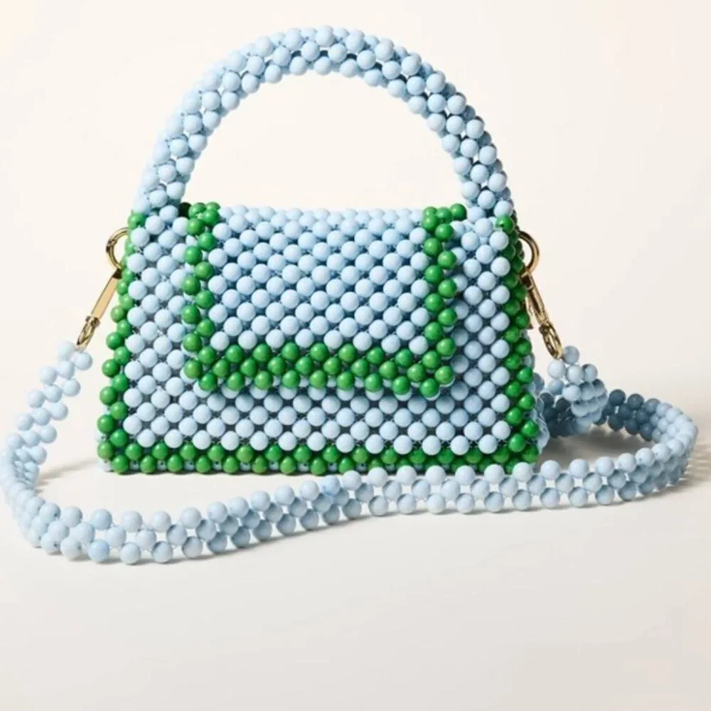 Kate Spade New York Colorblock Beaded Crossbody Handbag!
